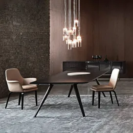 Minotti evans chair table